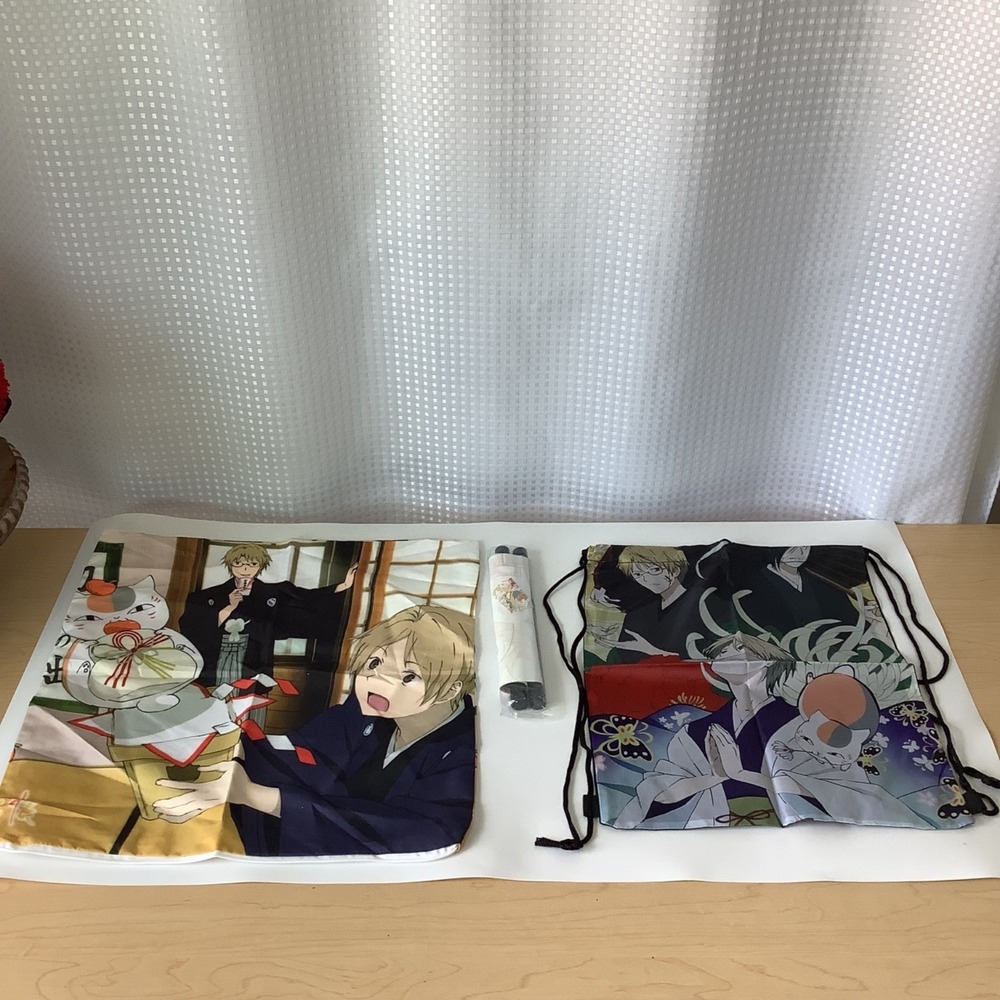 Natsume Yuujinchou Book of Friends Mixed Merch Lot Bag, Scroll, Pillowcase